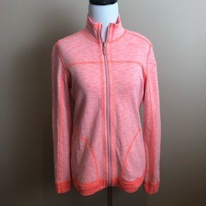 Tommy Bahama Zip Jacket Reversible Orange/Peach XS
